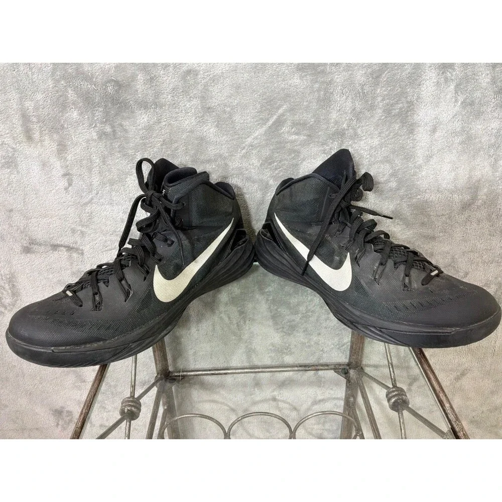 Nike Hyperdunk Mens Size 12 Black Silver 653640-001 Basketball Shoes